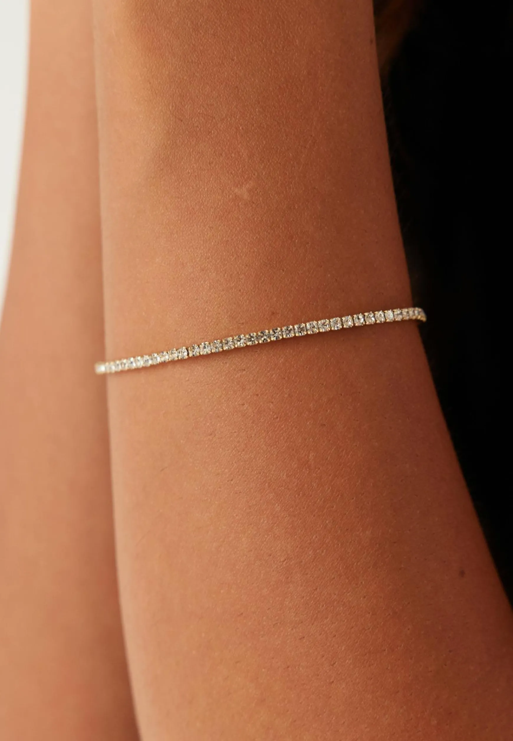 Arash Crystal Bracelet Gold-pl