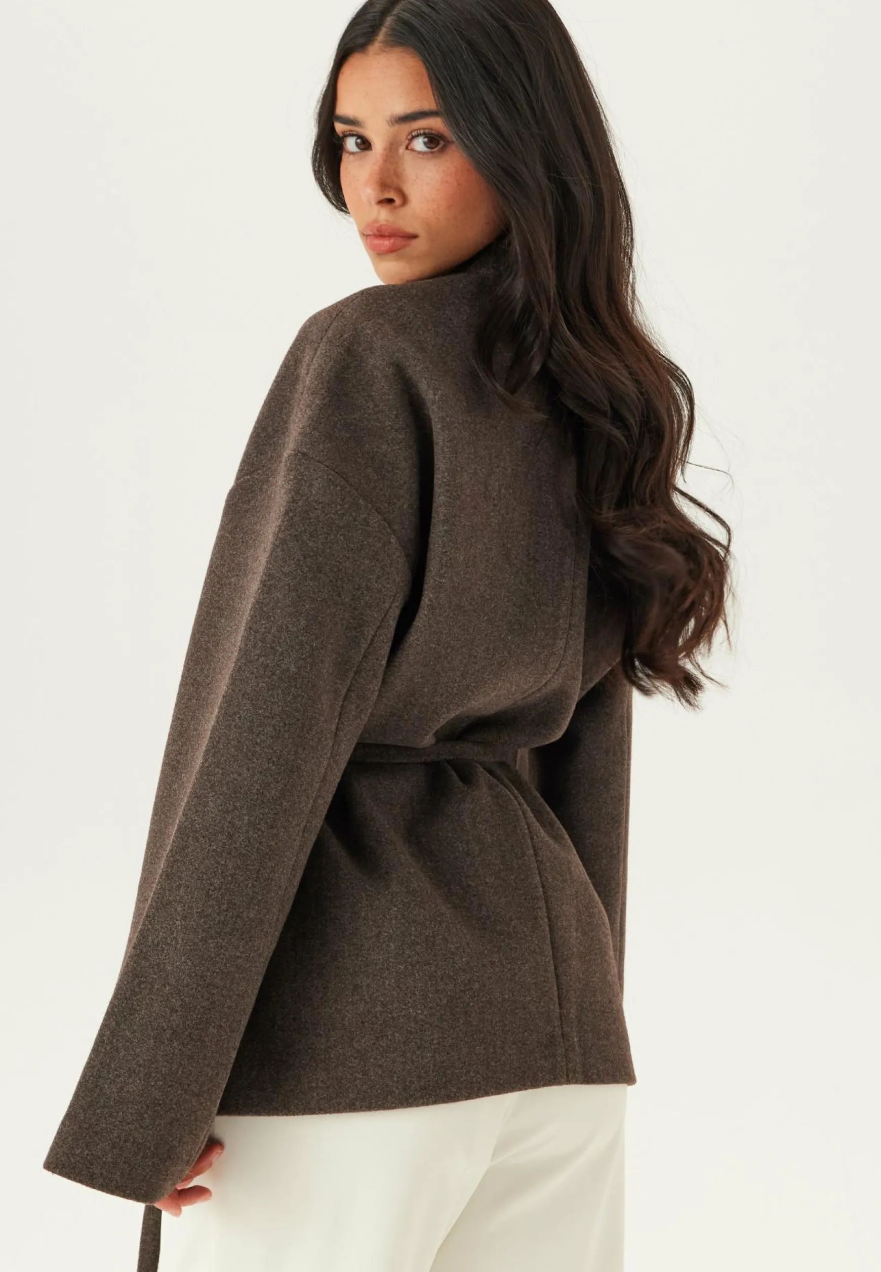 Awsijina Ls V-neck Short Jacket