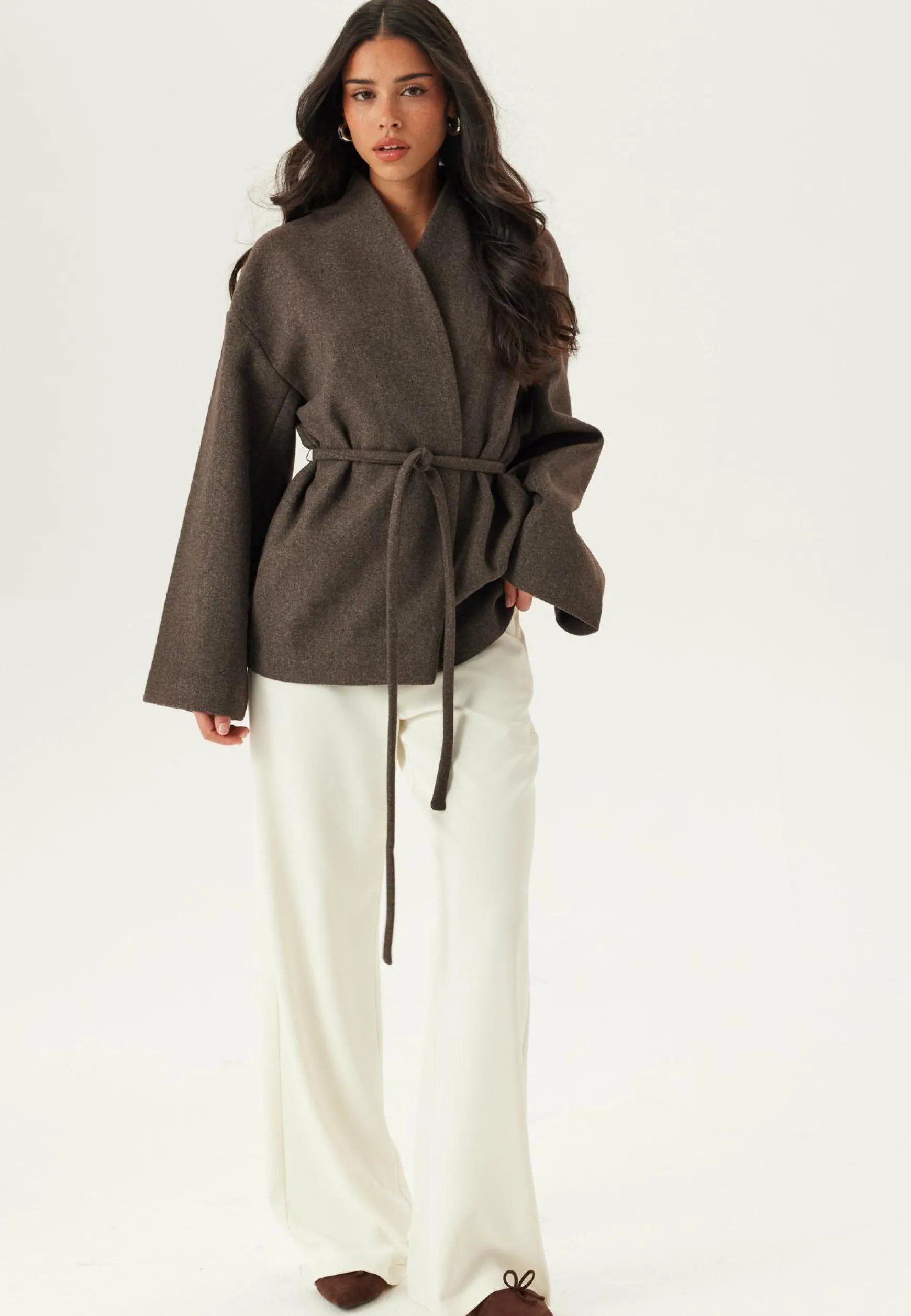Awsijina Ls V-neck Short Jacket
