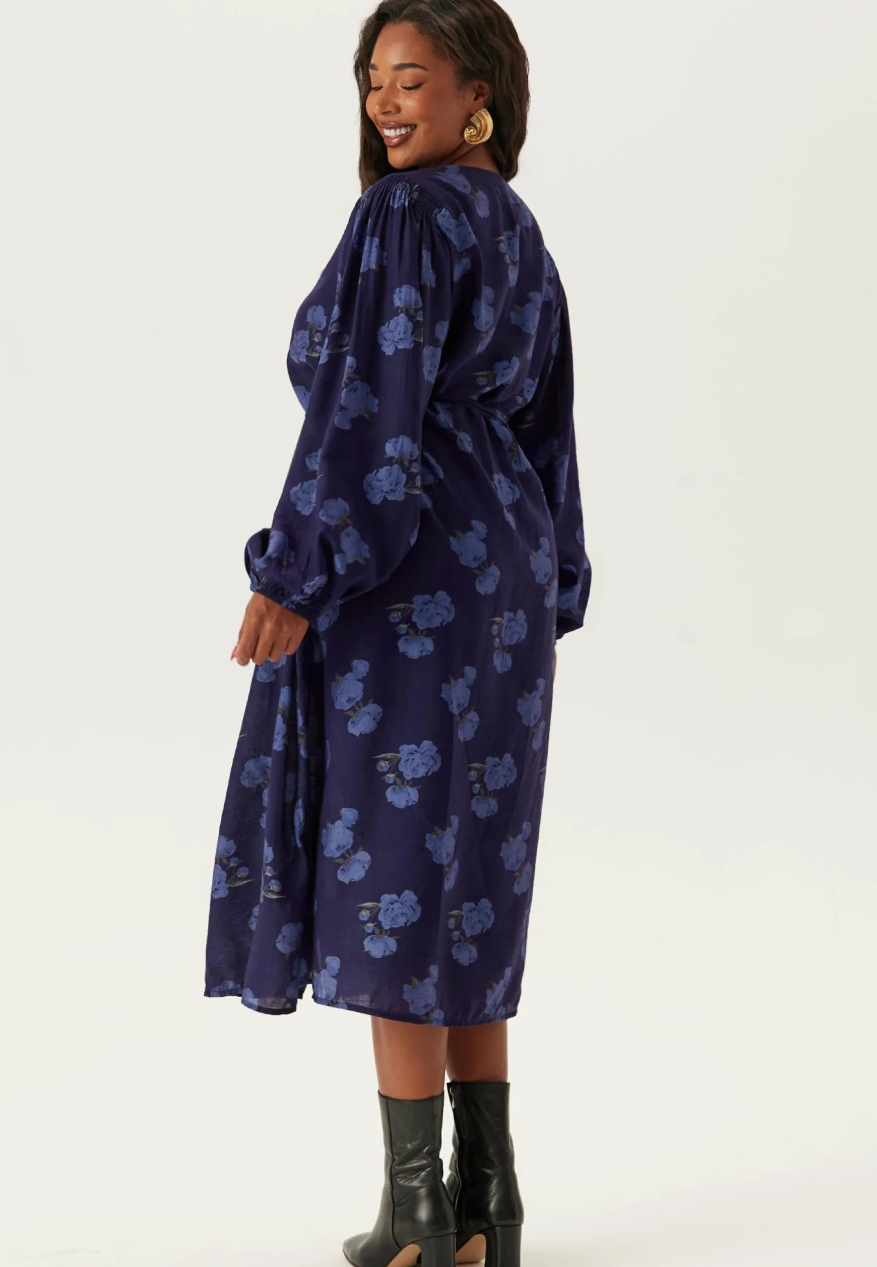 Balloon Sleeve Dress