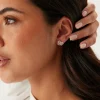 Crystal Bow Earring