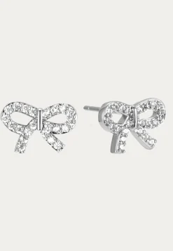 Crystal Bow Earring