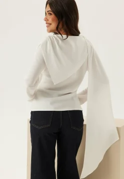 Draped Cape Blouse