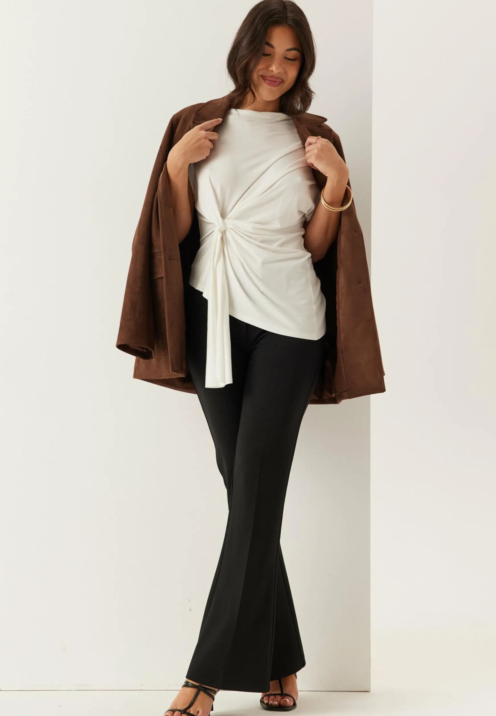 Drapy Knot Top