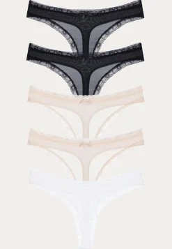 Essential Microfibre Thong 5-pack