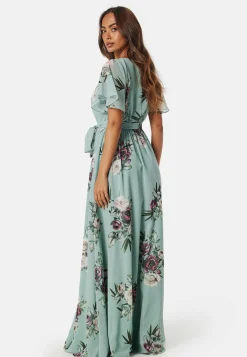 Flutter Floral Maxi Dress