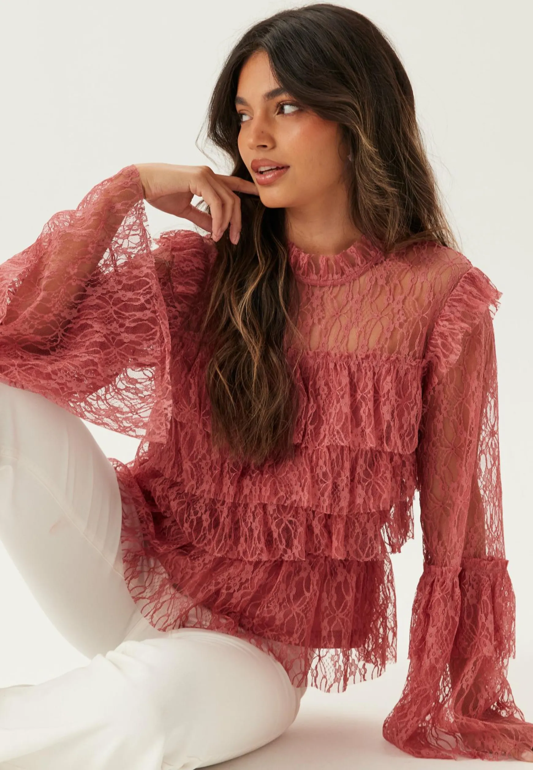 Frill Lace Blouse