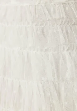High Neck Tulle Frill Dress