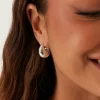 Intent Earrings Silver-plated