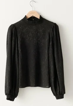 Jacquard Smock Blouse
