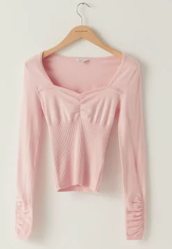 Knitted Sweetheart Top