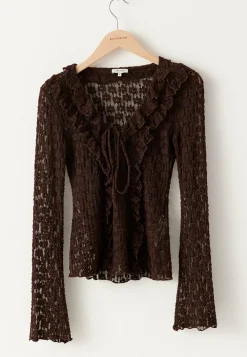 Lace Frill Top