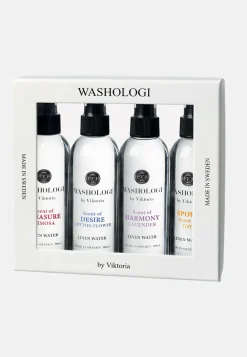 Linen Water Giftbox: Desire, Harmony, Pleasure & Sport 4x100ml
