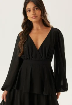 Long Sleeve Tiered Maxi Dress