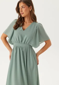 Mirage 2/4 V-Neck Ankle Dress
