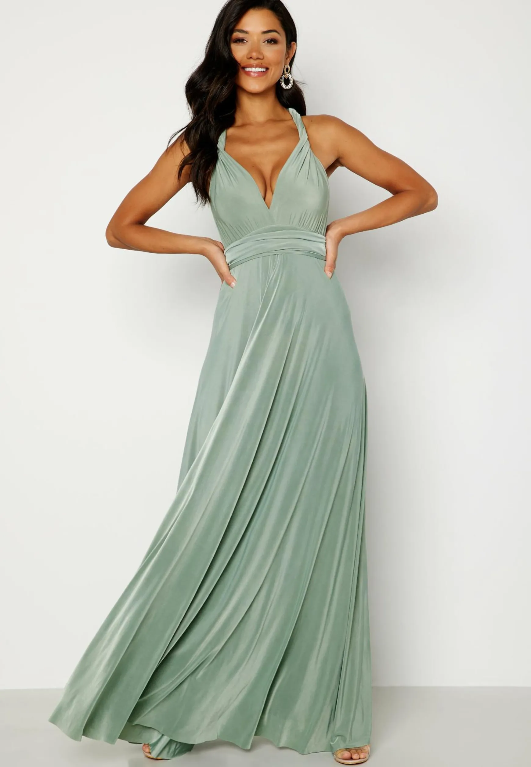 Multi Tie Maxi Dress