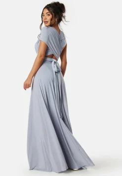 Multi Tie Maxi Dress Split