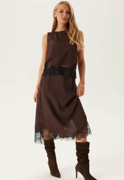 Objdalme Mw Long Lace Skirt