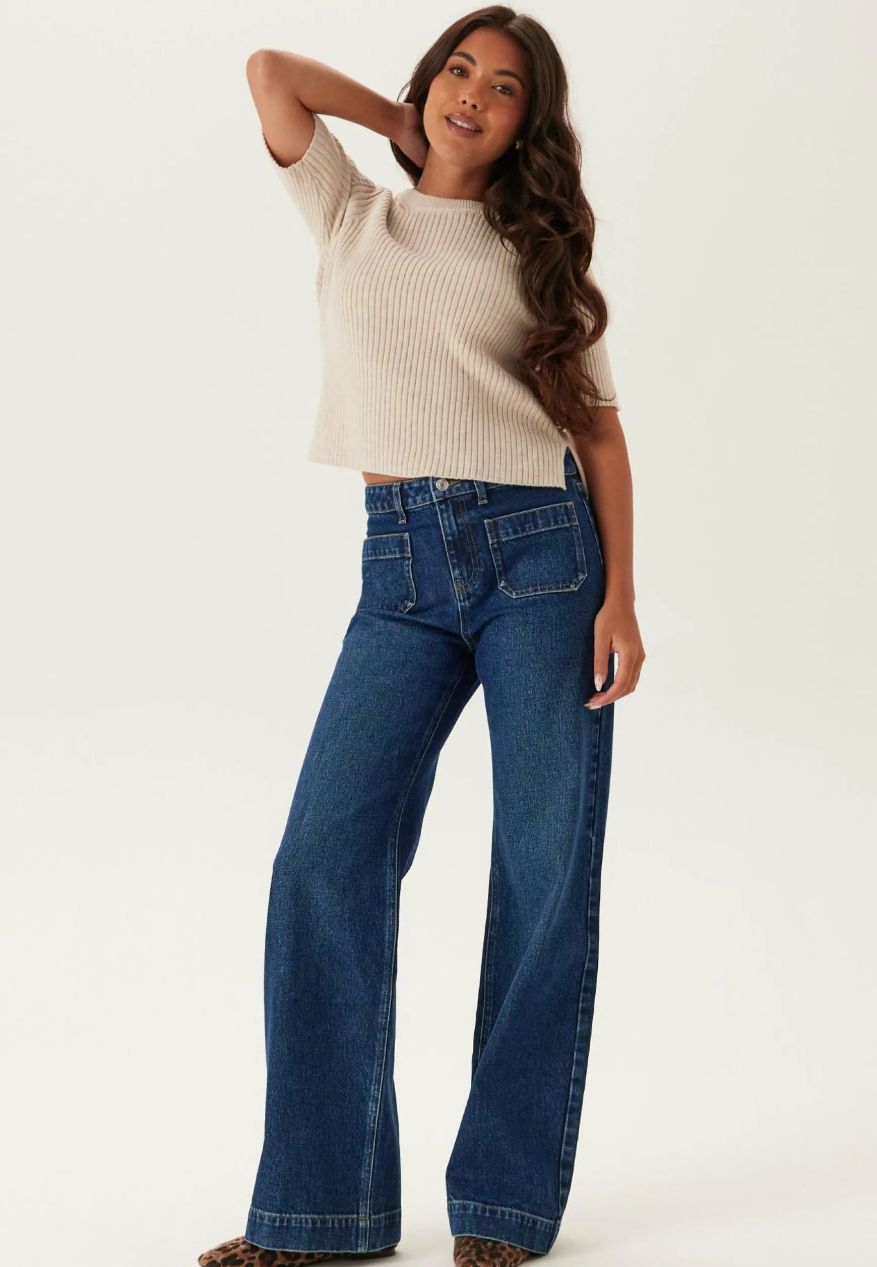 Objelva 2/4 RE O-NECK KNIT