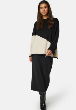 Objester Block L/S Knit Pullover