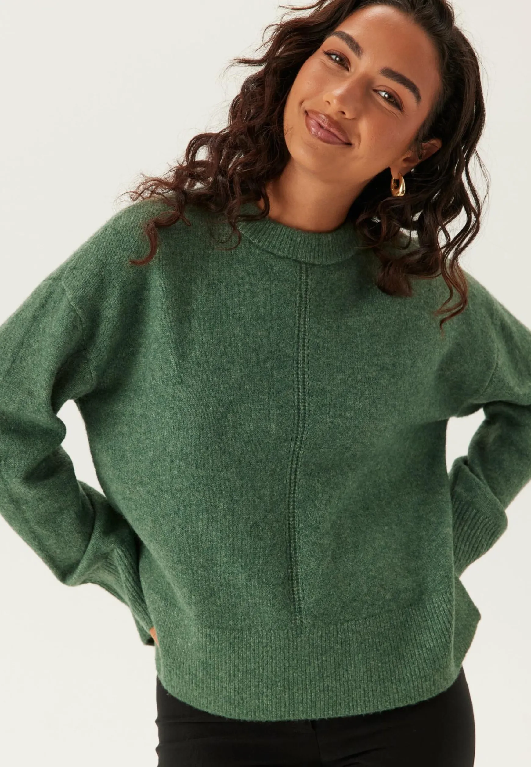 Objjuno L/S LO O-NECK KNIT LO