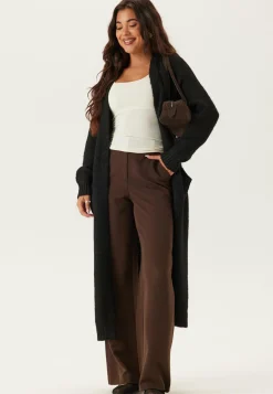Objmilu Ls Lo Long Knit Cardig