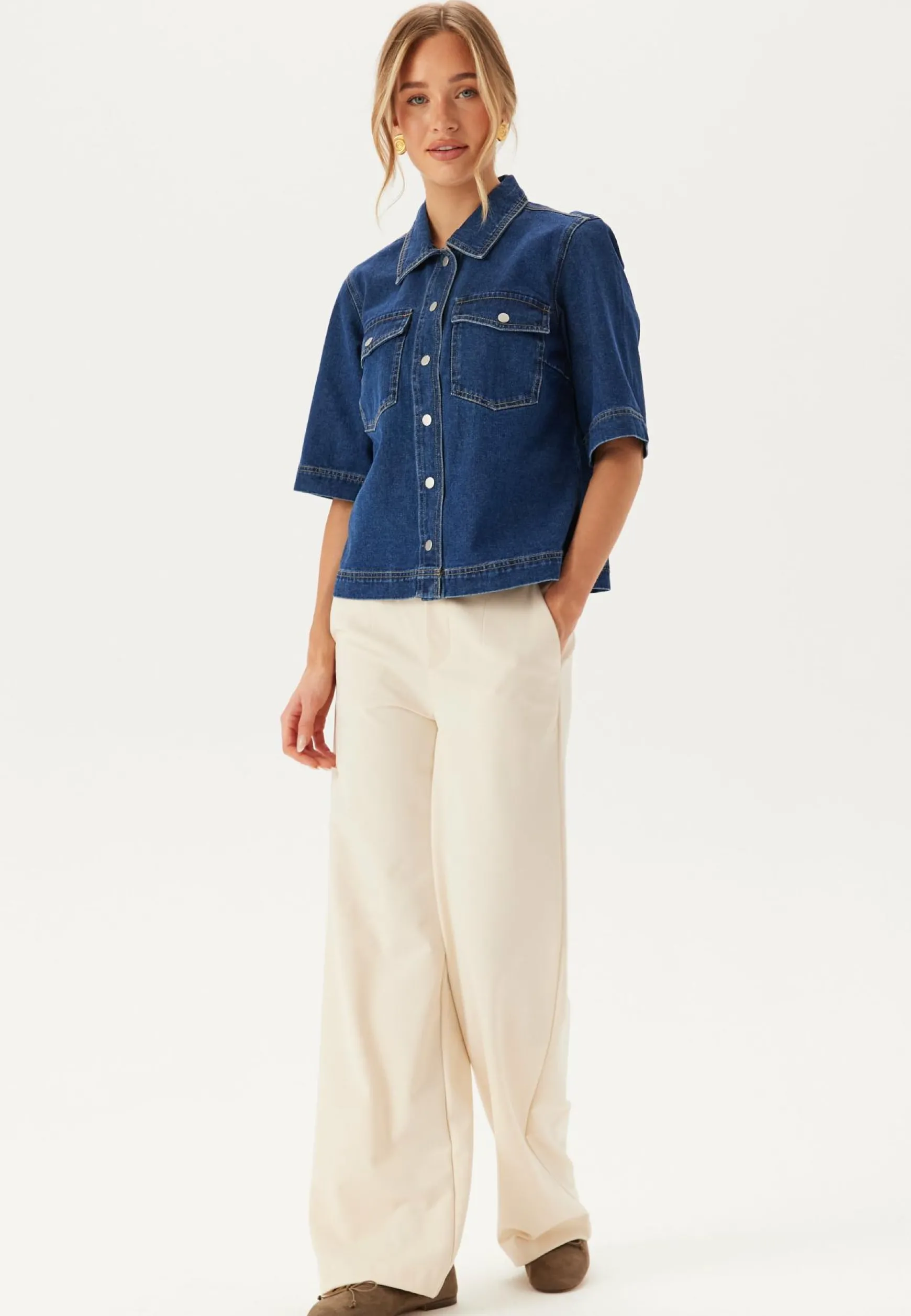 Onlbelle S/S SHIRT DNM