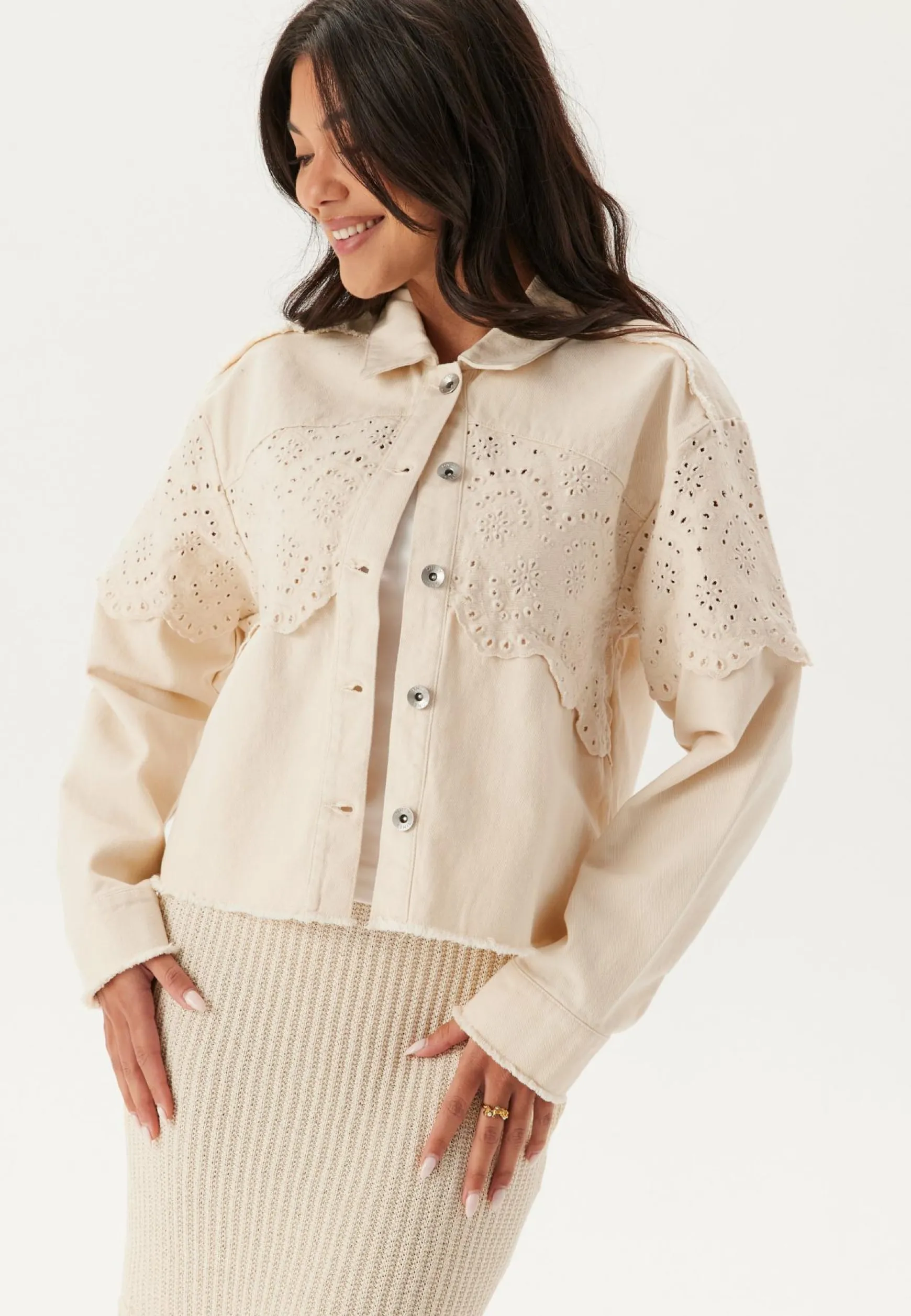 Onlelena Crochet Jacket