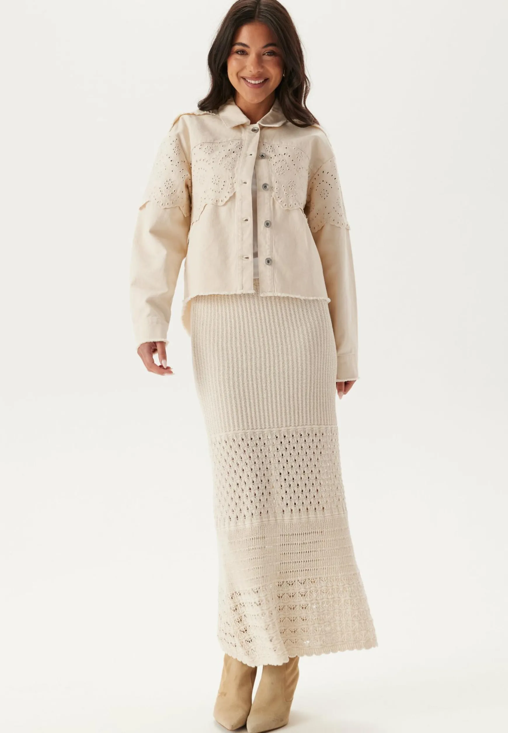 Onlelena Crochet Jacket