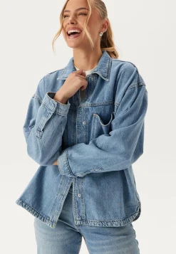 Onlemmie L/S SHIRT MB DNM SHI