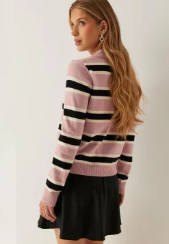 Onllondon Ls Stripe Polo Cc Kn