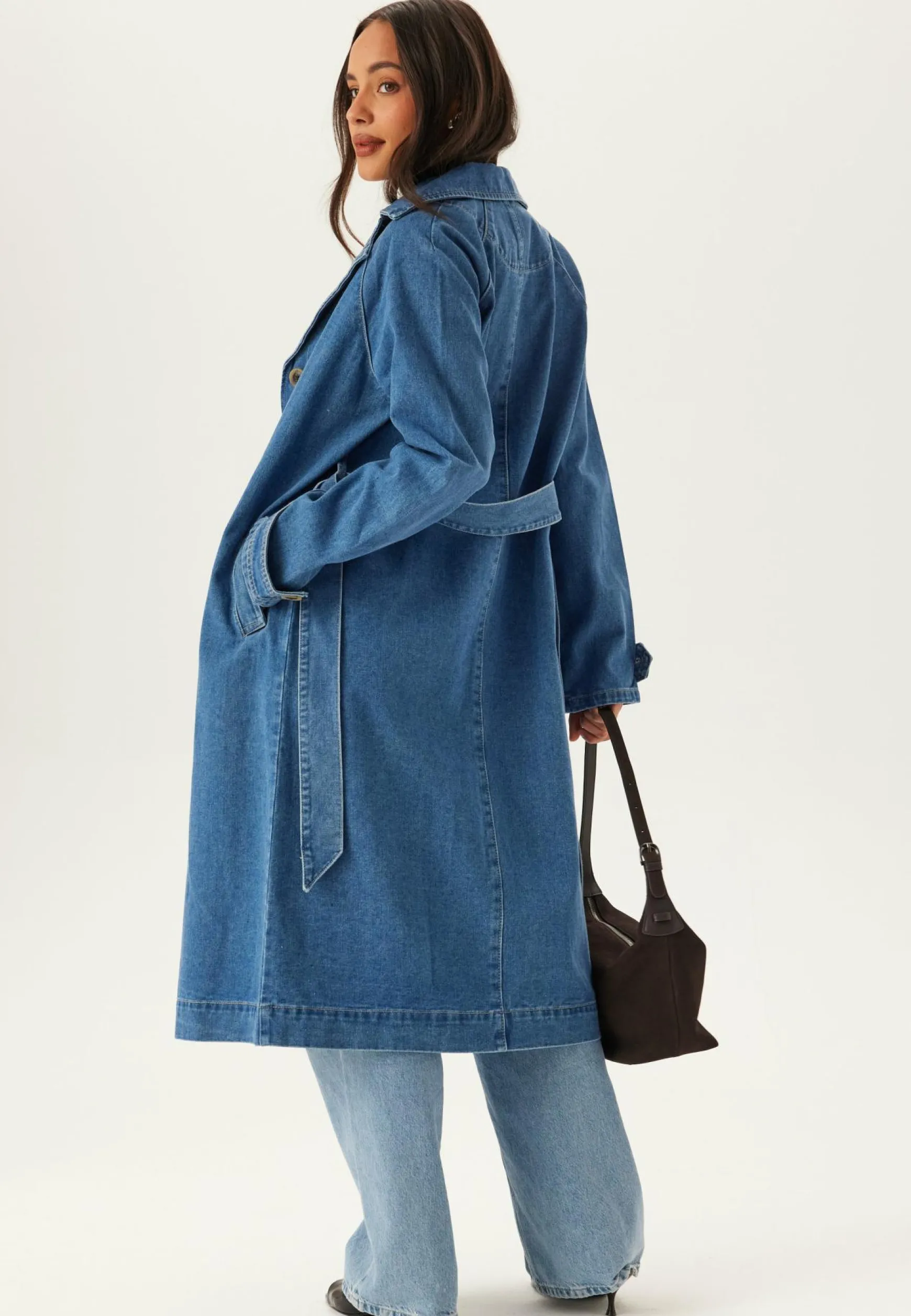 Onlmalou Belted Trench Dnm