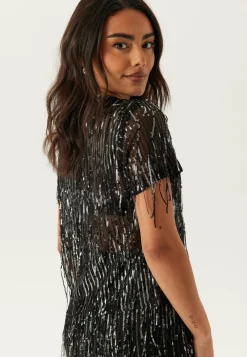 Onlspacy Ss Sequins Top