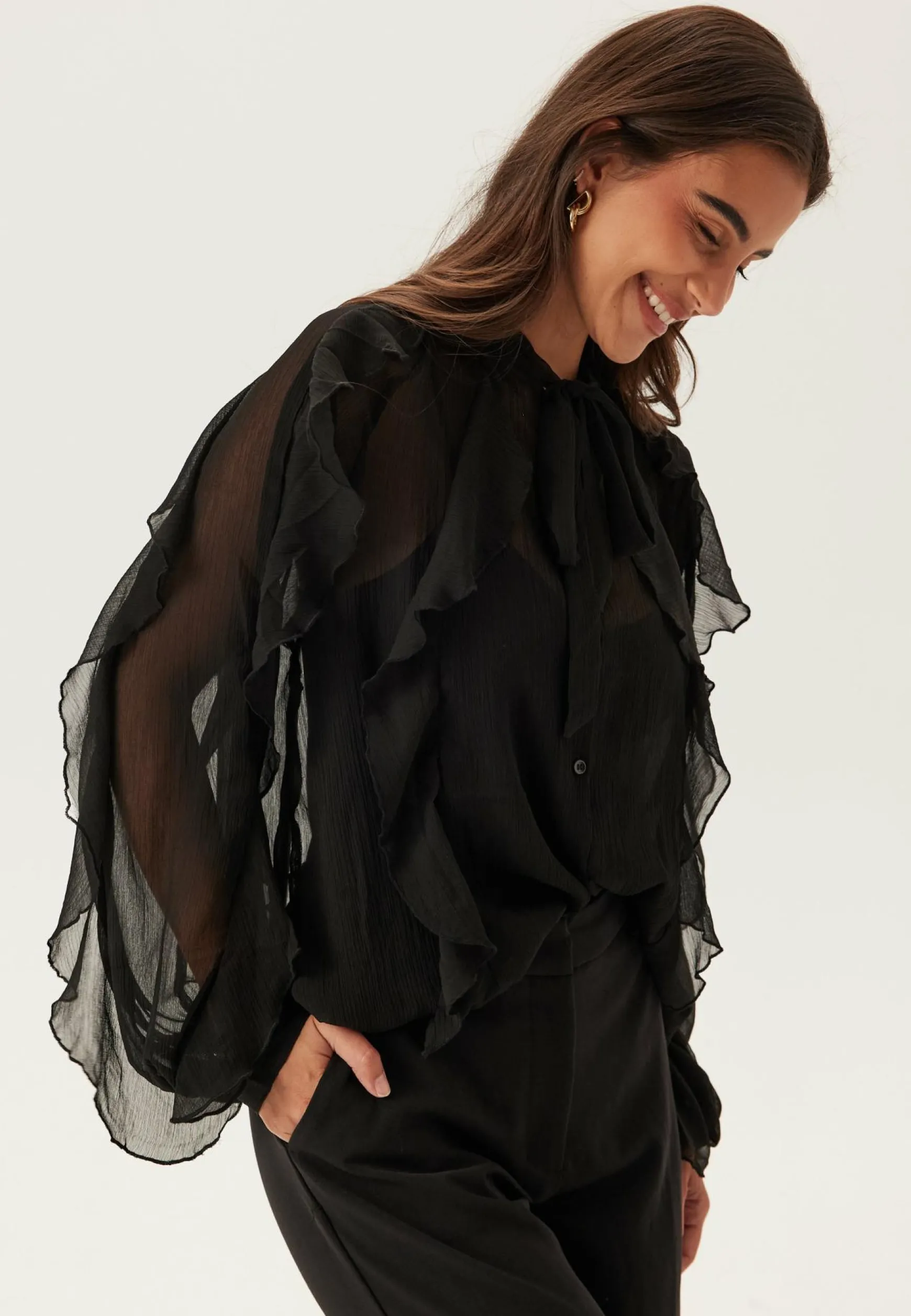 Onltaryn Ls Romantic Ruffle Bl