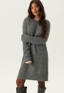 Pcivy Ls Contrast Knit Dress