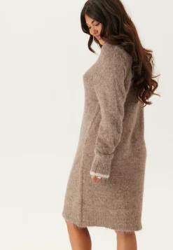 Pcivy Ls Contrast Knit Dress