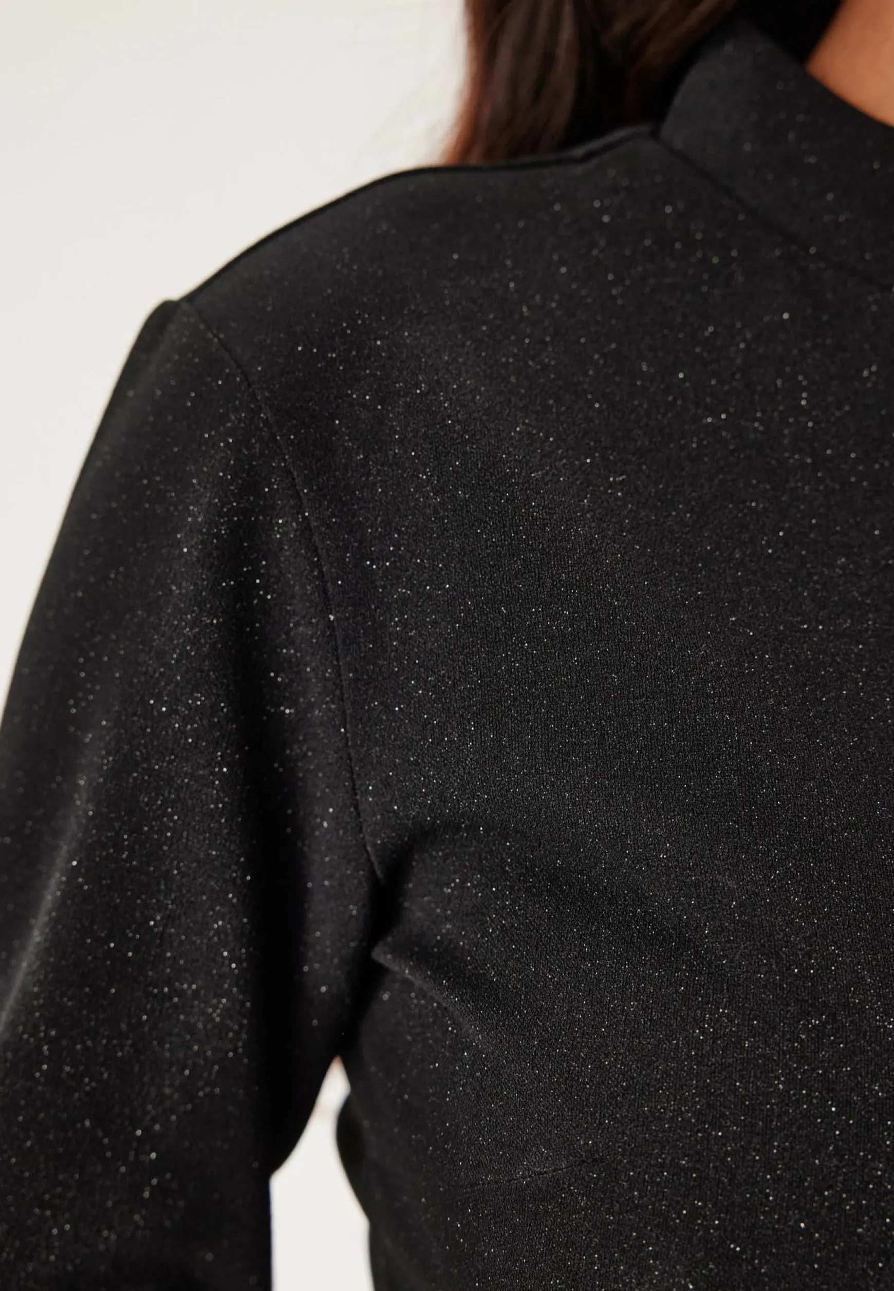 Pcpaige Reem Ls Mock Neck Dres