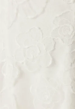 Puff Sleeve Embroidered Dress