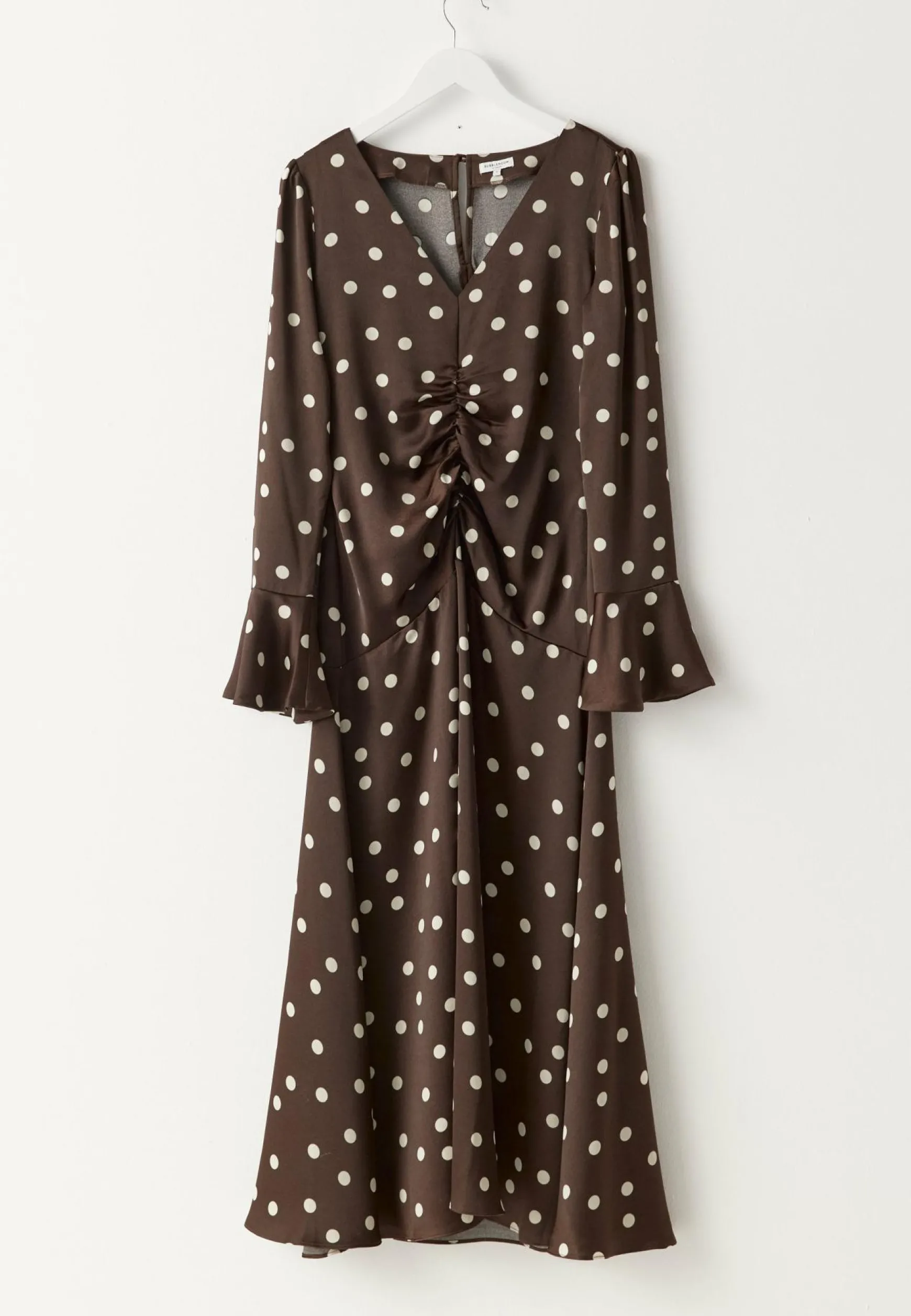Ruched Front Midi Dress