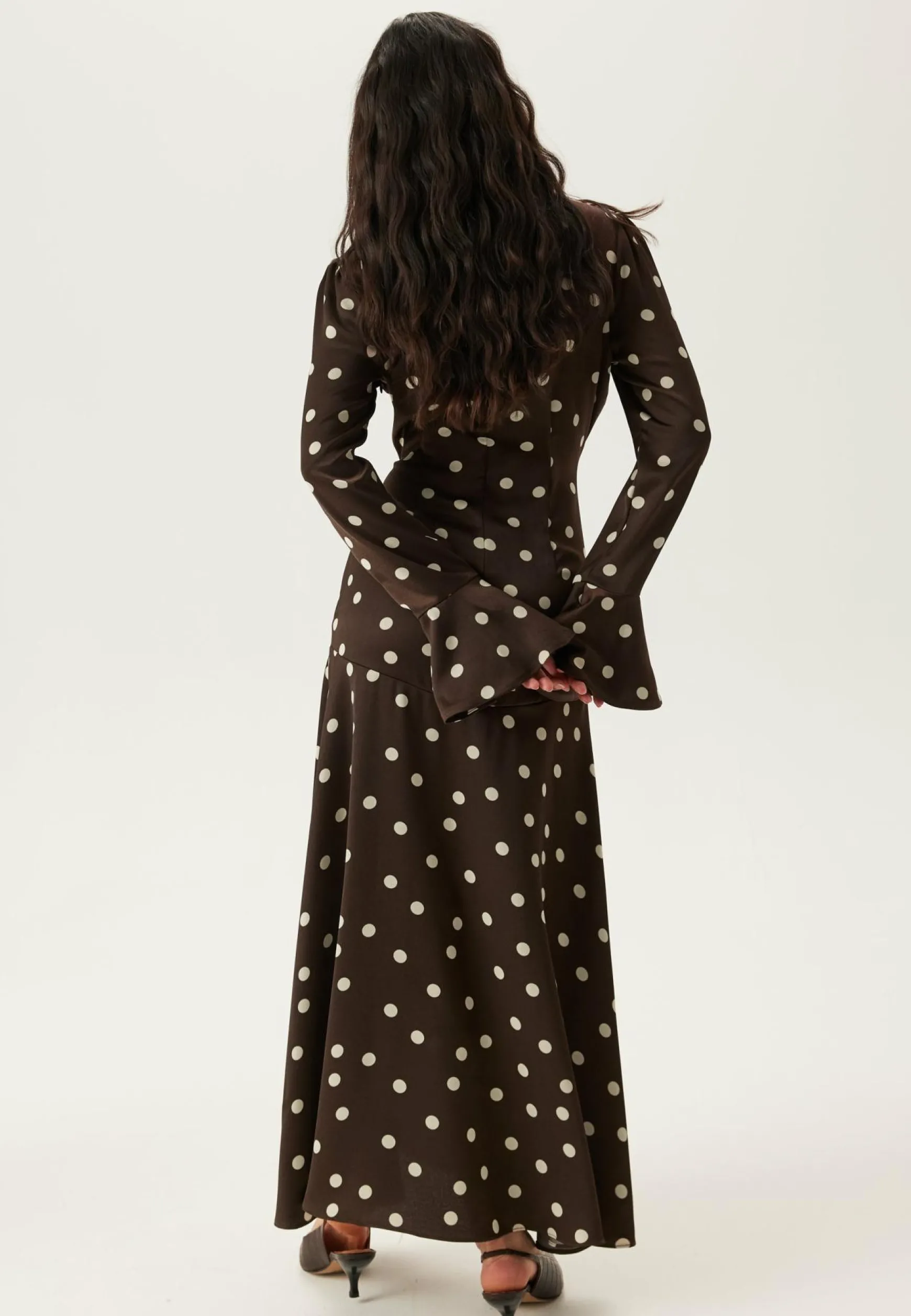 Ruched Front Midi Dress
