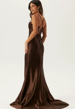 Satin Evening Dress
