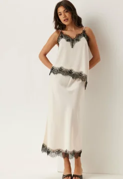 Satin Lace Singlet