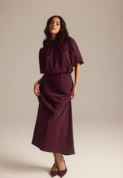 Satin Midaxi Skirt