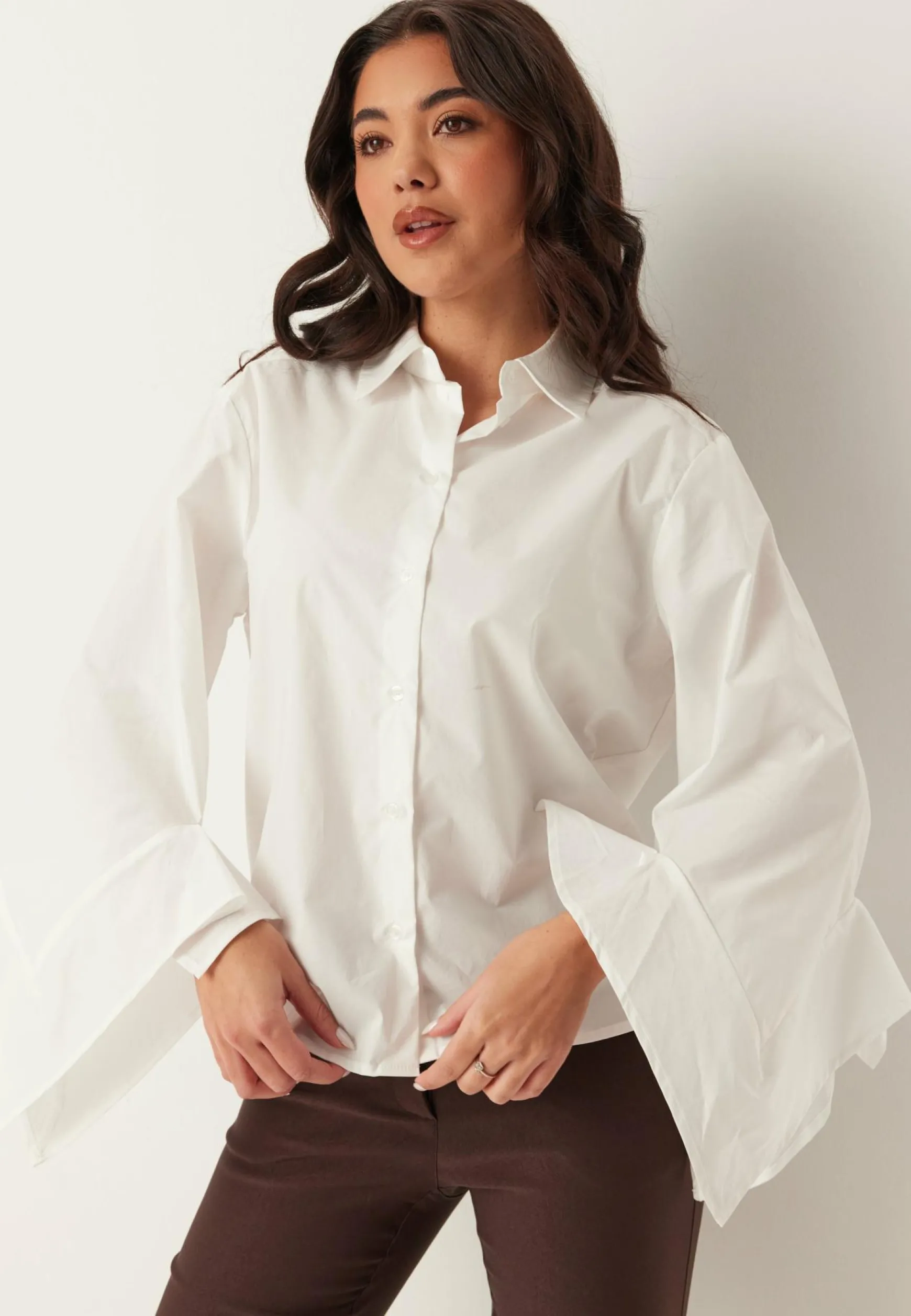 Slfdelia Relaxed Flounce Shirt