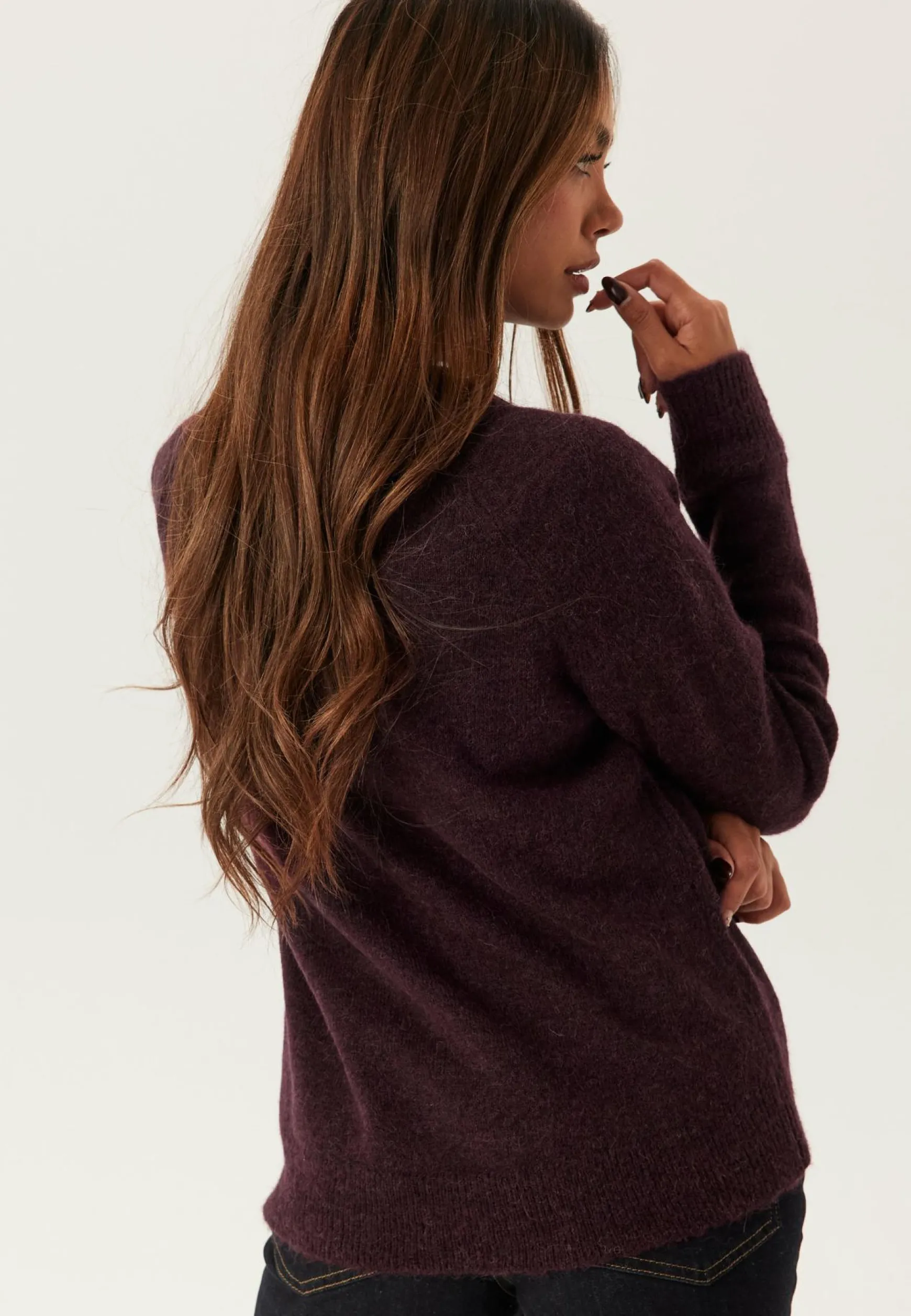 Slflulu LS Knit O-Neck