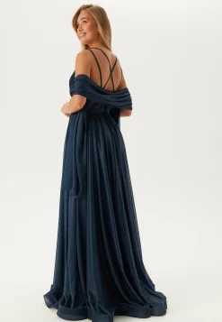 Sparkling Evening Dress With Tie Back