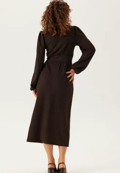 Structure Button Midi Dress