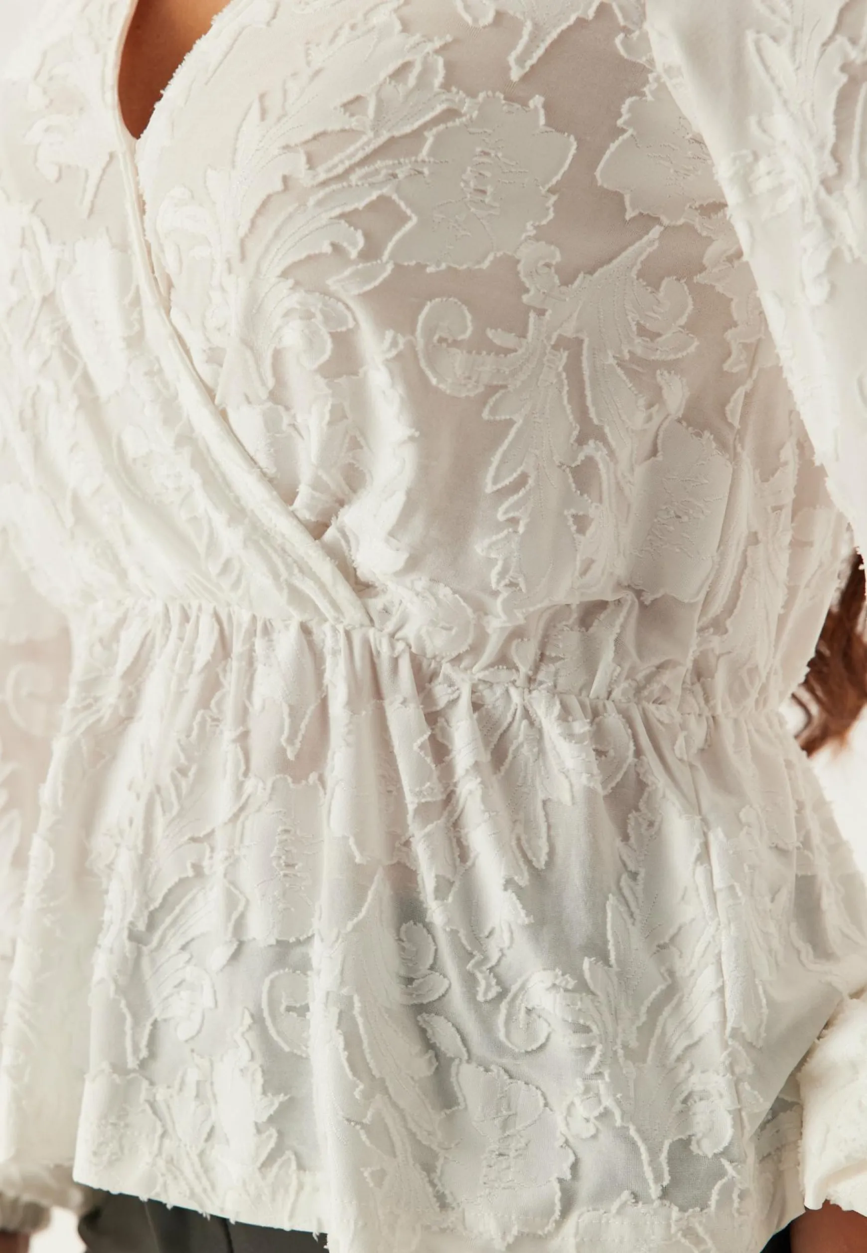 Structure Floral Top