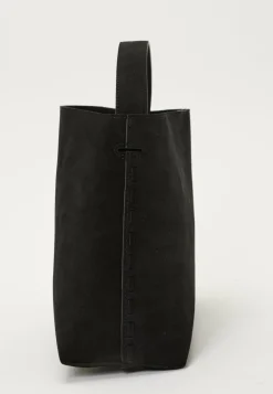 Suede Knot Shoulder Bag