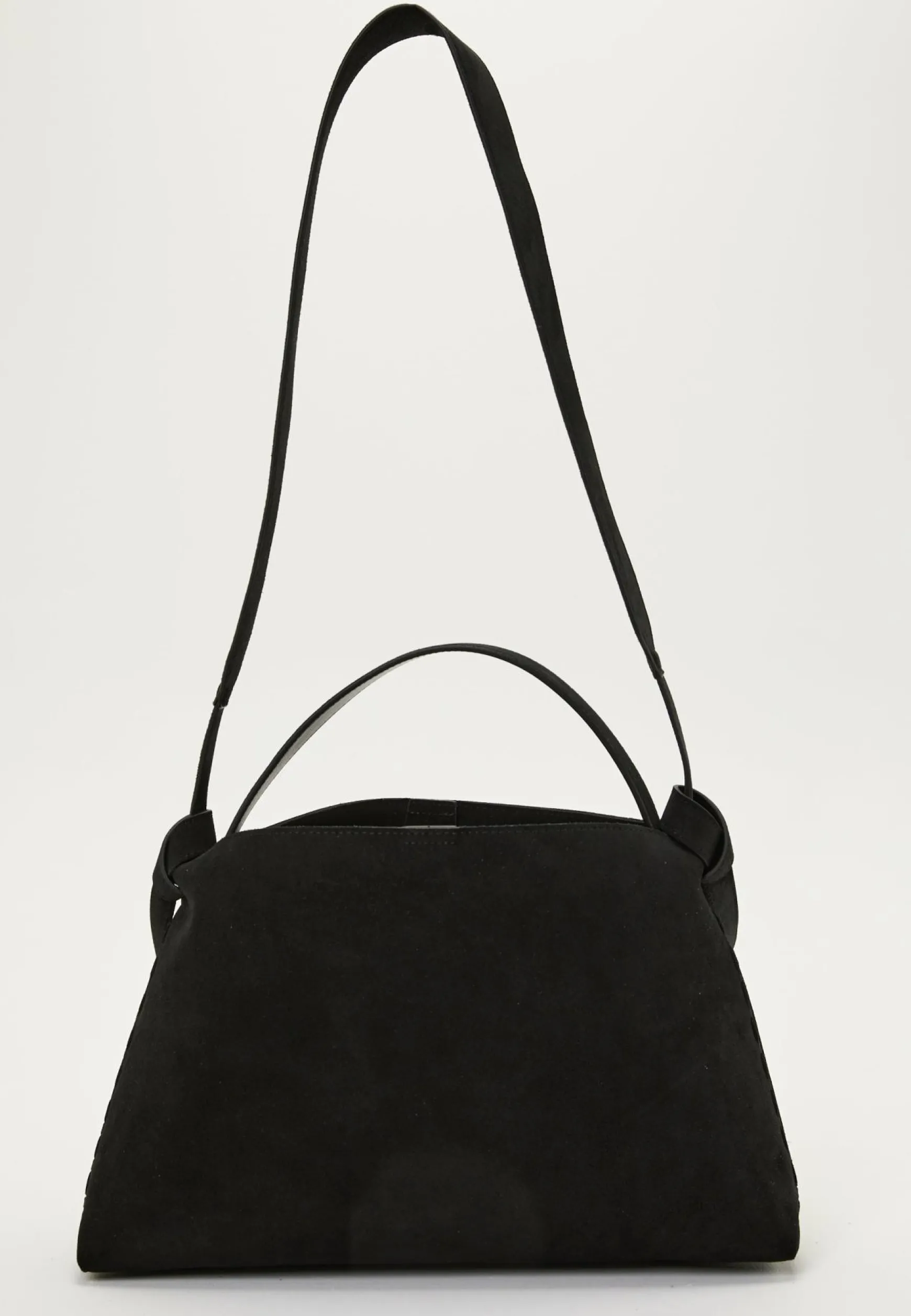 Suede Knot Shoulder Bag